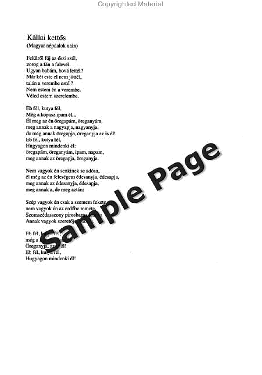 Kallai Kettos/Double Dance from Kallo 4-Part scores gallery preview page 4