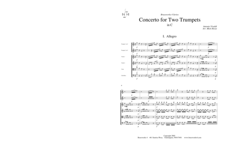 Concerto for Two Trumpets (C)