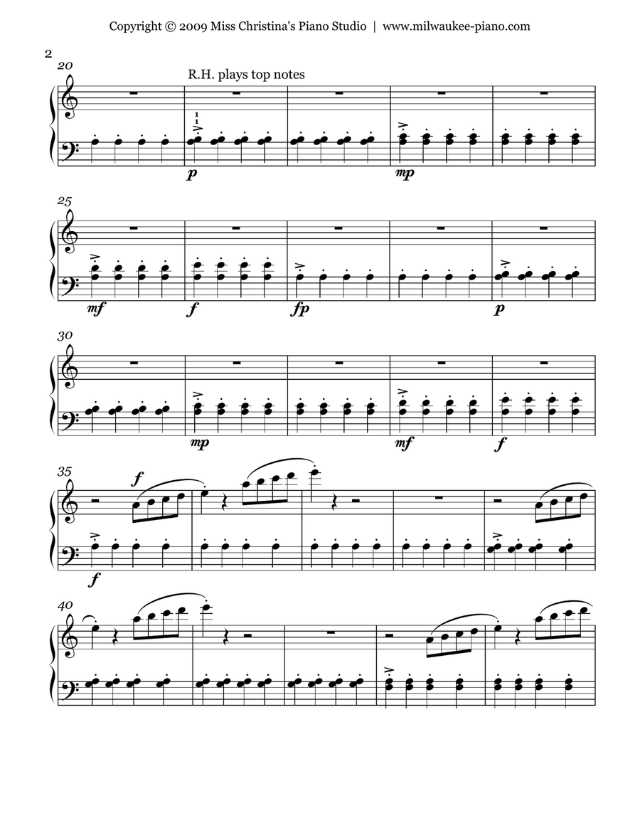 Lana's Song (Easy Piano Solo) Easy Piano scores gallery preview page 2
