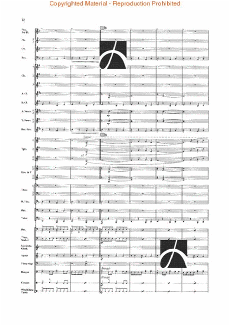 Jungle Fantasy Jungle Fantasy Concert Band scores gallery preview page 9