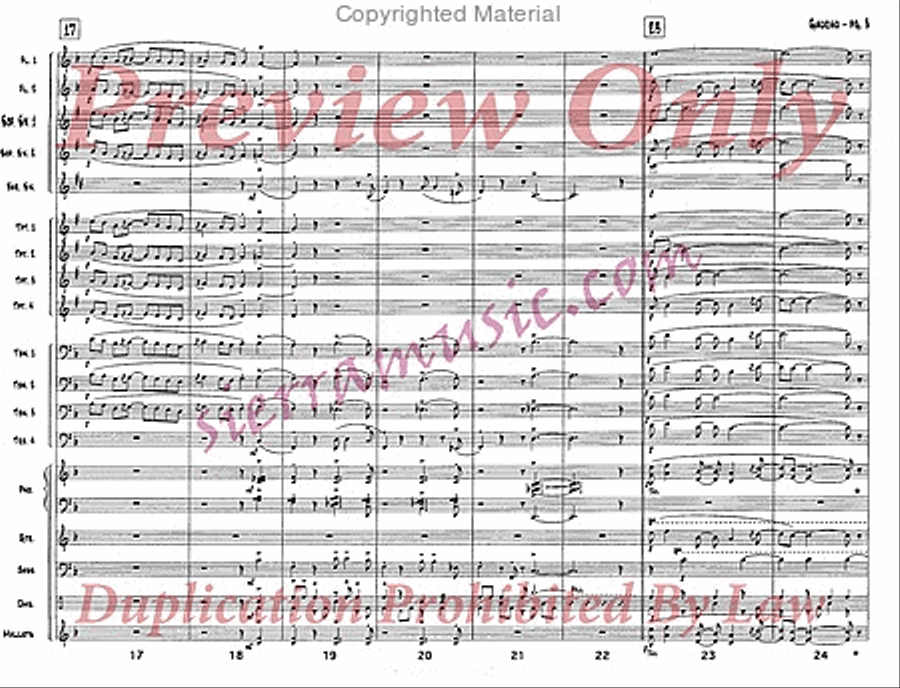 Gaucho Gaucho Big Band scores gallery preview page 4