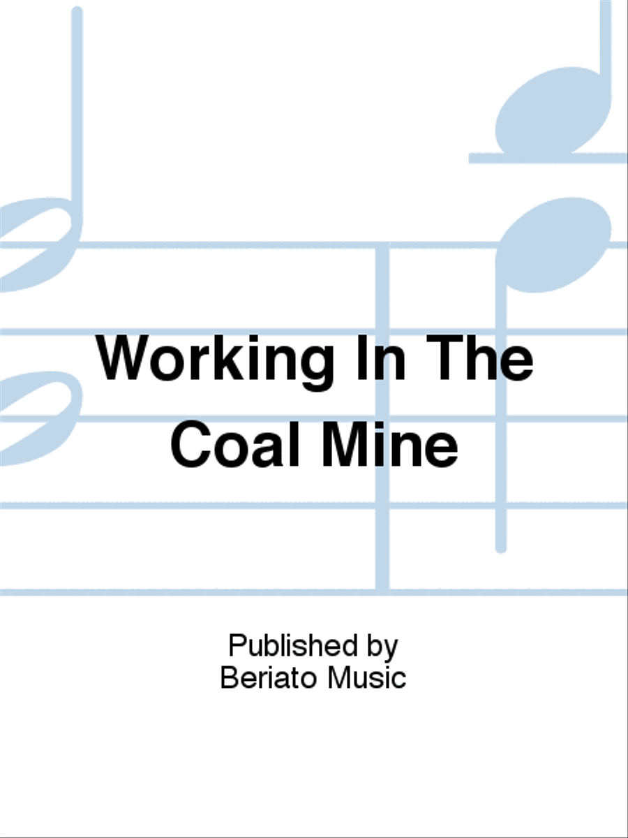 Working In The Coal Mine Piano, Vocal, Guitar scores gallery preview page 1
