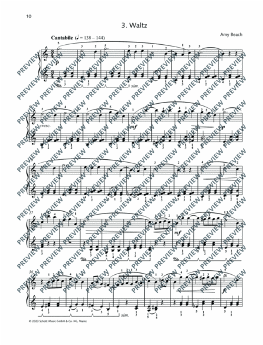 Children's Album & Children's Carnival Piano Solo scores gallery preview page 11