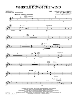 Whistle Down The Wind - Percussion 2