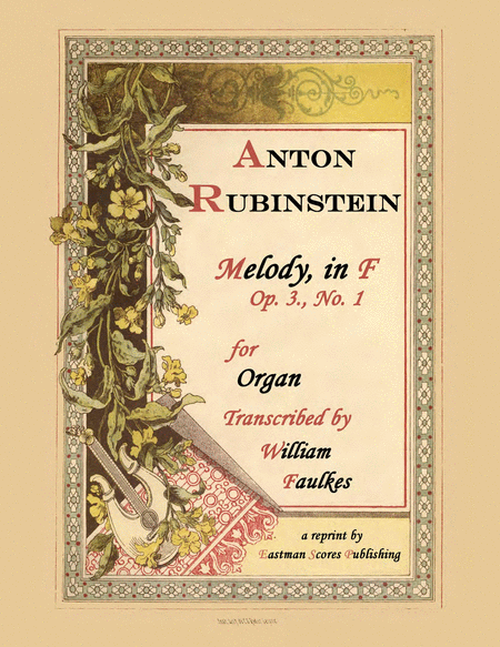 Melody in F. Op. 3, No. 1 (Organ)