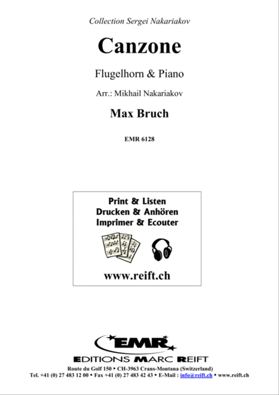 Canzone Canzone Flugelhorn scores gallery preview page 2