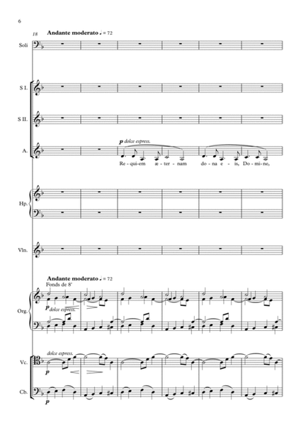 Requiem Op. 48, Full Score