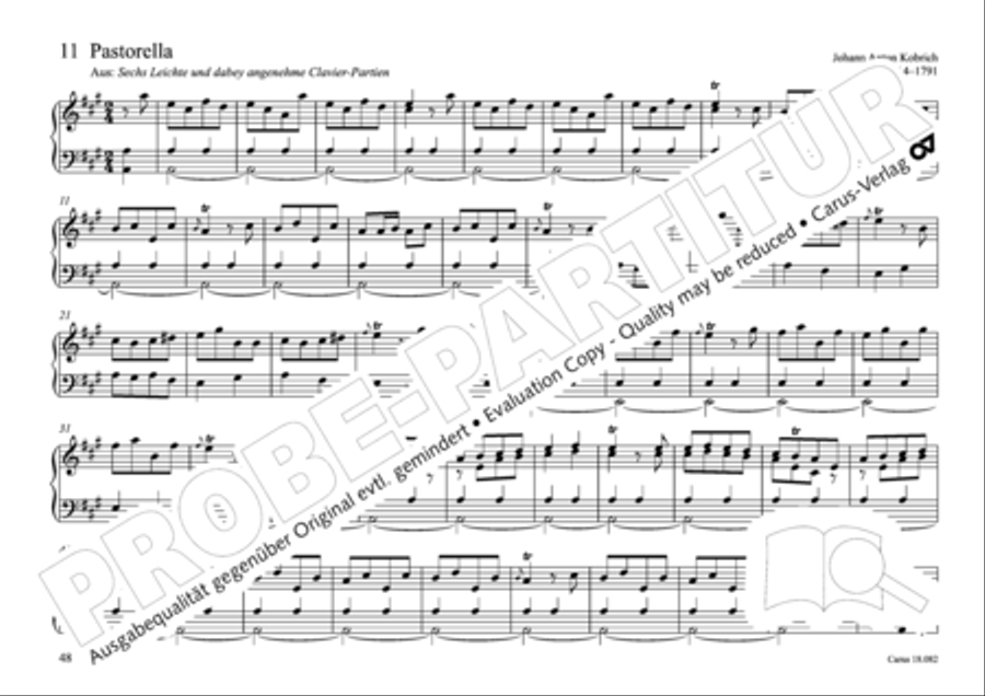 Pastoral music for organ, vol. 2: Germany, Bohemia, Austria, South Tyrol Organ Solo scores gallery preview page 49