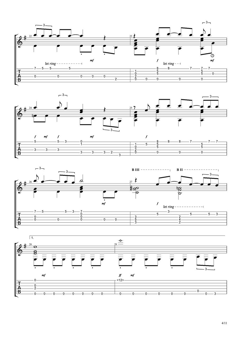 Black Velvet Black Velvet Acoustic Guitar scores gallery preview page 5