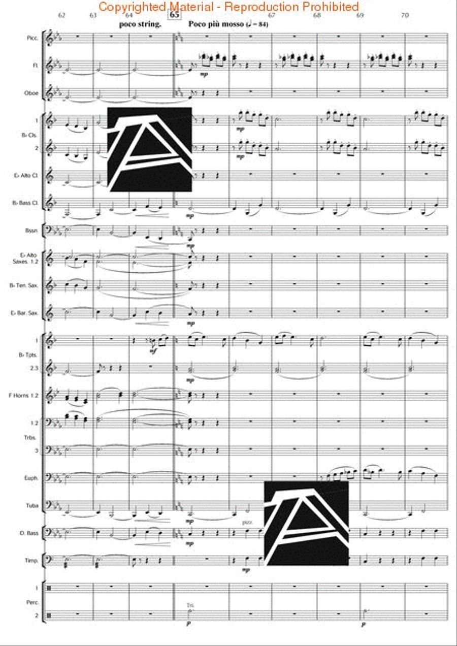 Surround Sound Surround Sound Concert Band scores gallery preview page 8