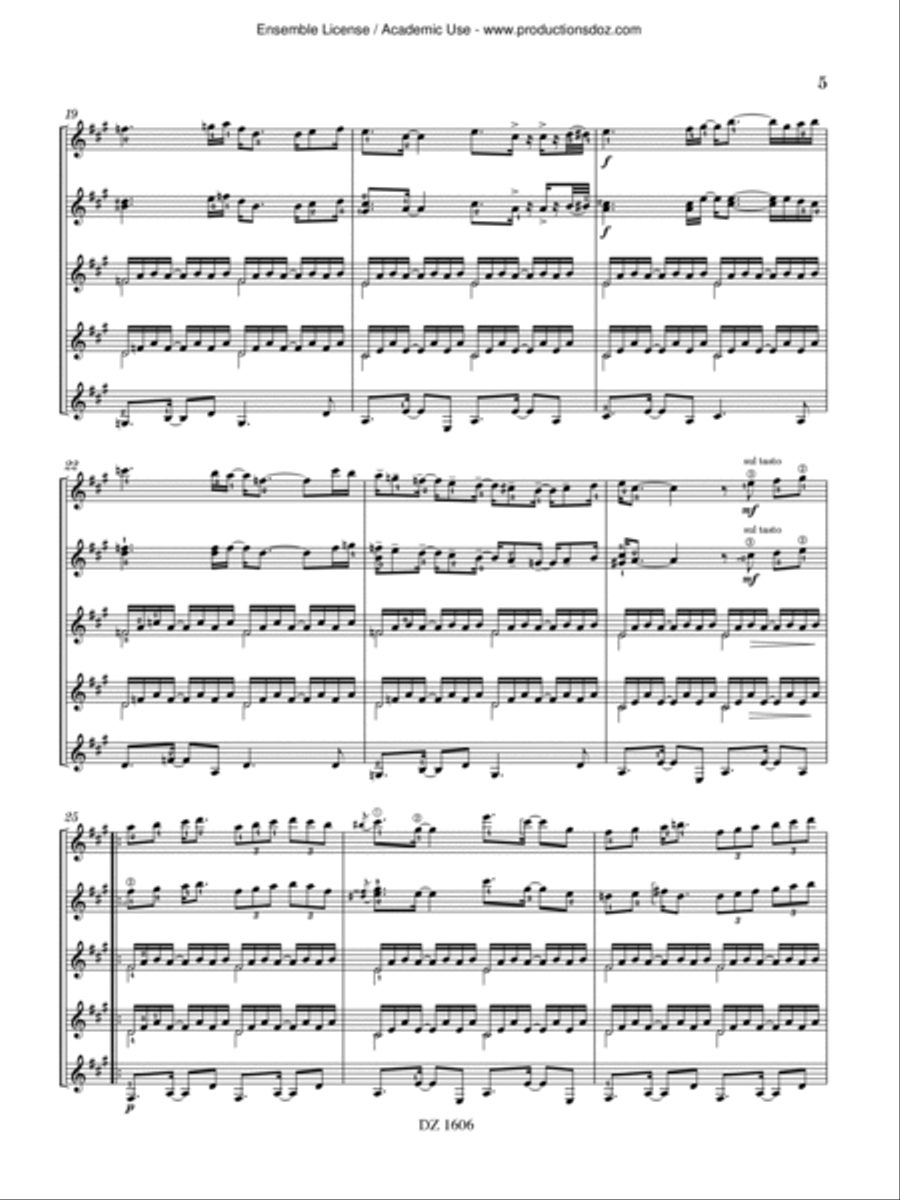 Camaieu Guitar Ensemble scores gallery preview page 5