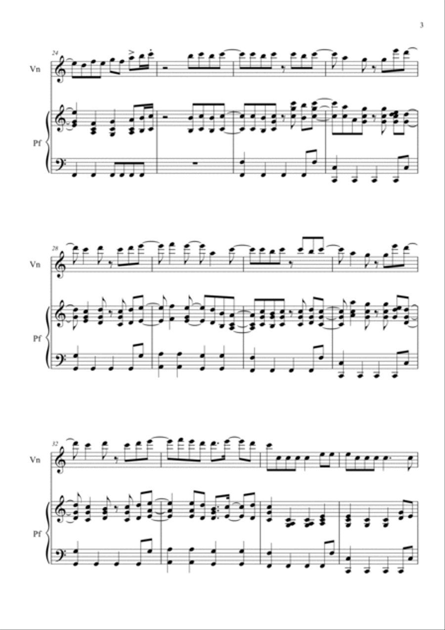 As If It's Your Last As If It's Your Last Violin Solo scores gallery preview page 3