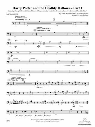 Harry Potter and the Deathly Hallows, Part 1, Suite from: 2nd Trombone