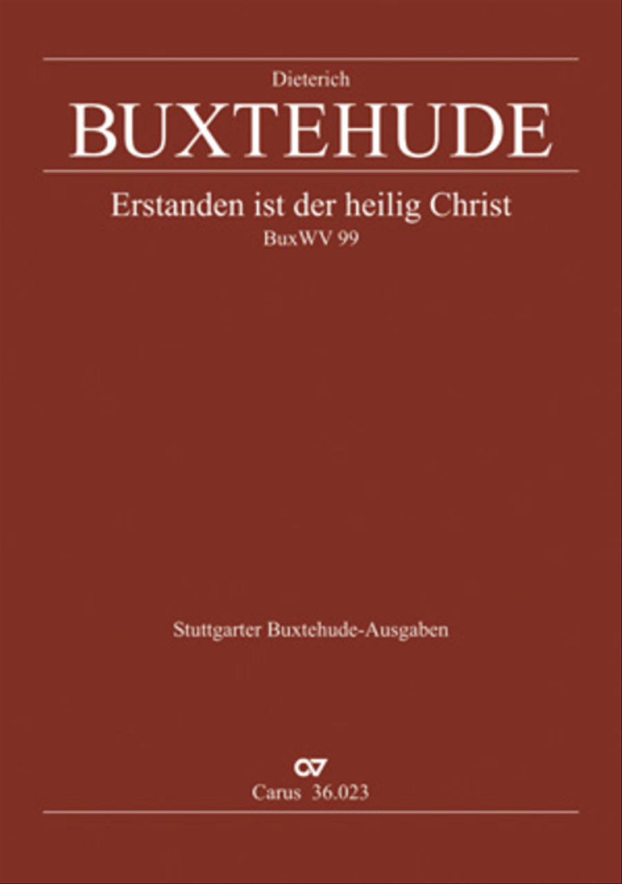 Book cover for Erstanden ist der heilig Christ