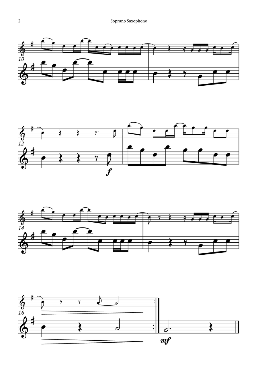 August Saxophone Quintet scores gallery preview page 5