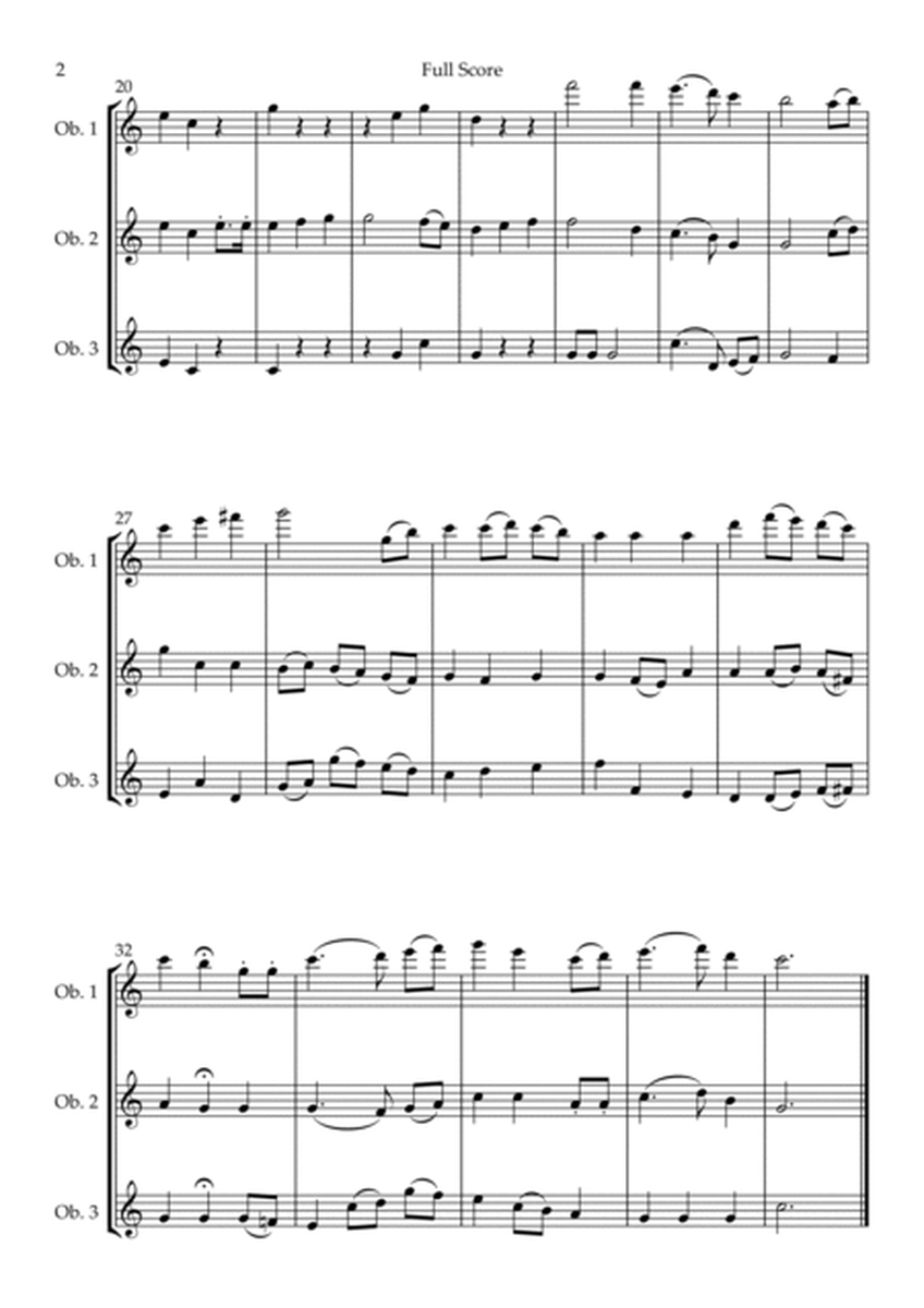 The Star Spangled Banner (USA National Anthem) for Oboe Trio image number null