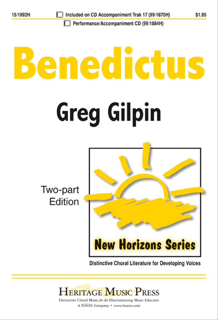 Benedictus Benedictus 2-Part scores gallery preview page 1