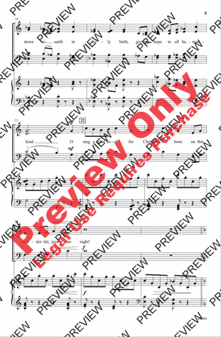 Sing a Glad Noel! Sing a Glad Noel! 4-Part scores gallery preview page 5