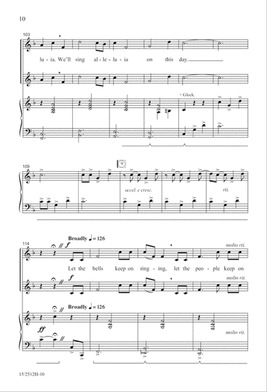 A Joyful Carol SSA scores gallery preview page 10