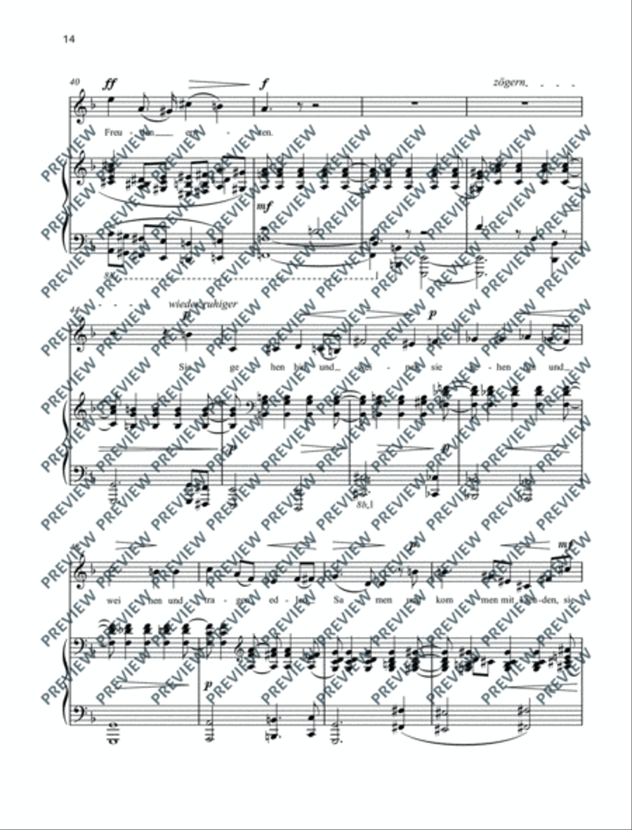 Zwei Geistliche Lieder Voice scores gallery preview page 15
