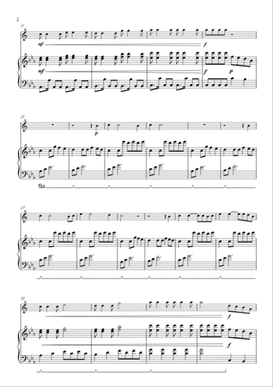 Astronomia Alto Saxophone scores gallery preview page 2