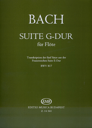 Suite G-Dur für Flöte