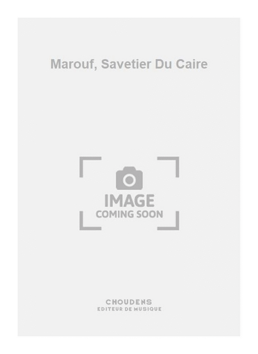 Marouf, Savetier Du Caire Voice Solo scores gallery preview page 1
