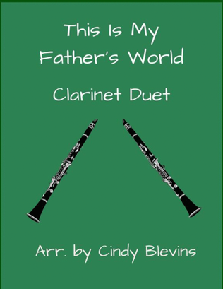 Book cover for This Is My Father's World, Clarinet Duet