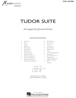 Tudor Suite - Full Score