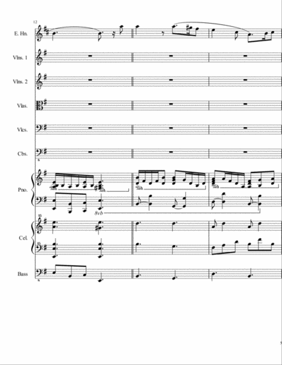What Child Is This (Arrangement by Keith Prater) Small Ensemble scores gallery preview page 5