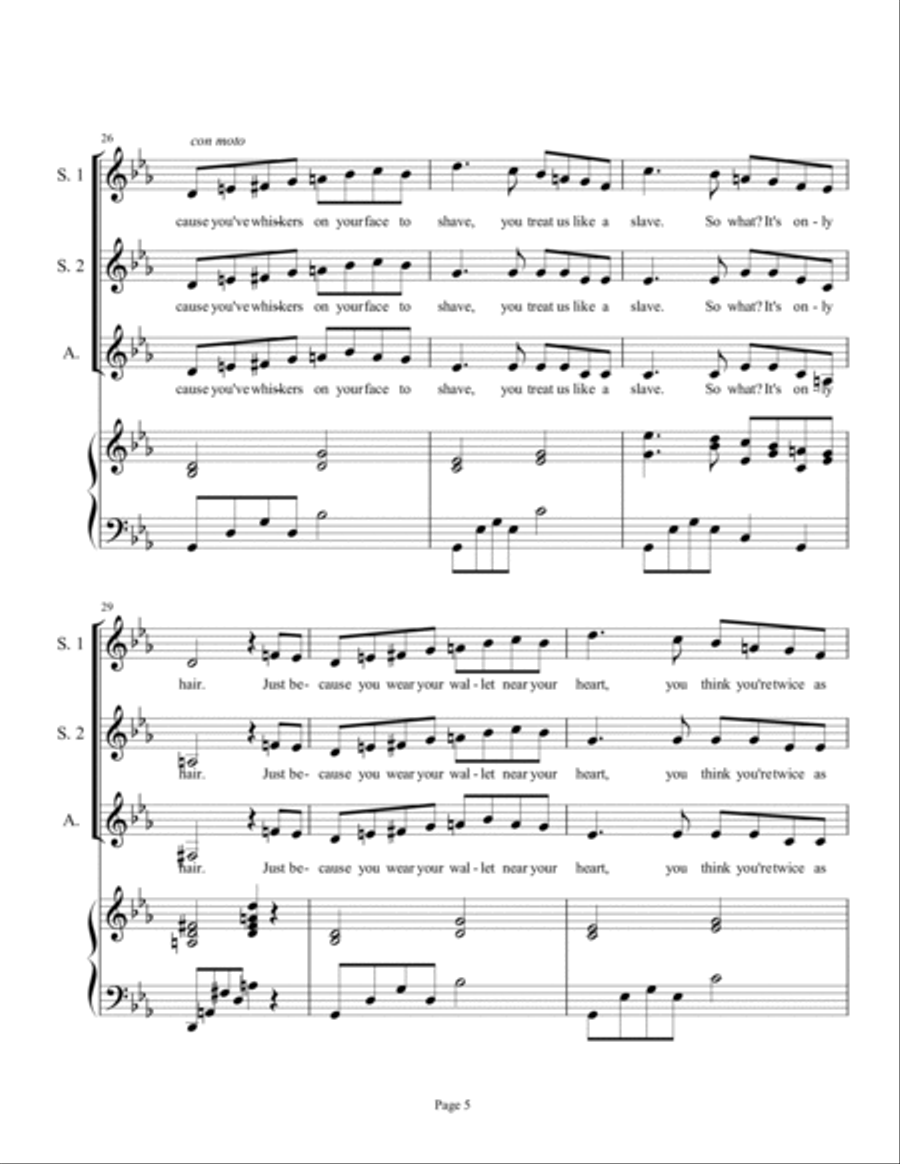 Because We're Kids SSA scores gallery preview page 5
