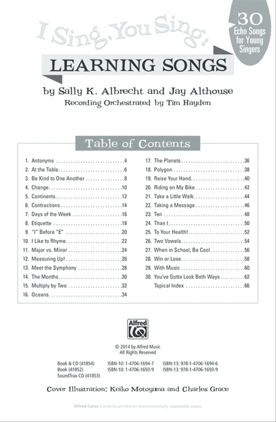I Sing, You Sing -- Learning Songs Unison Choir scores gallery preview page 2