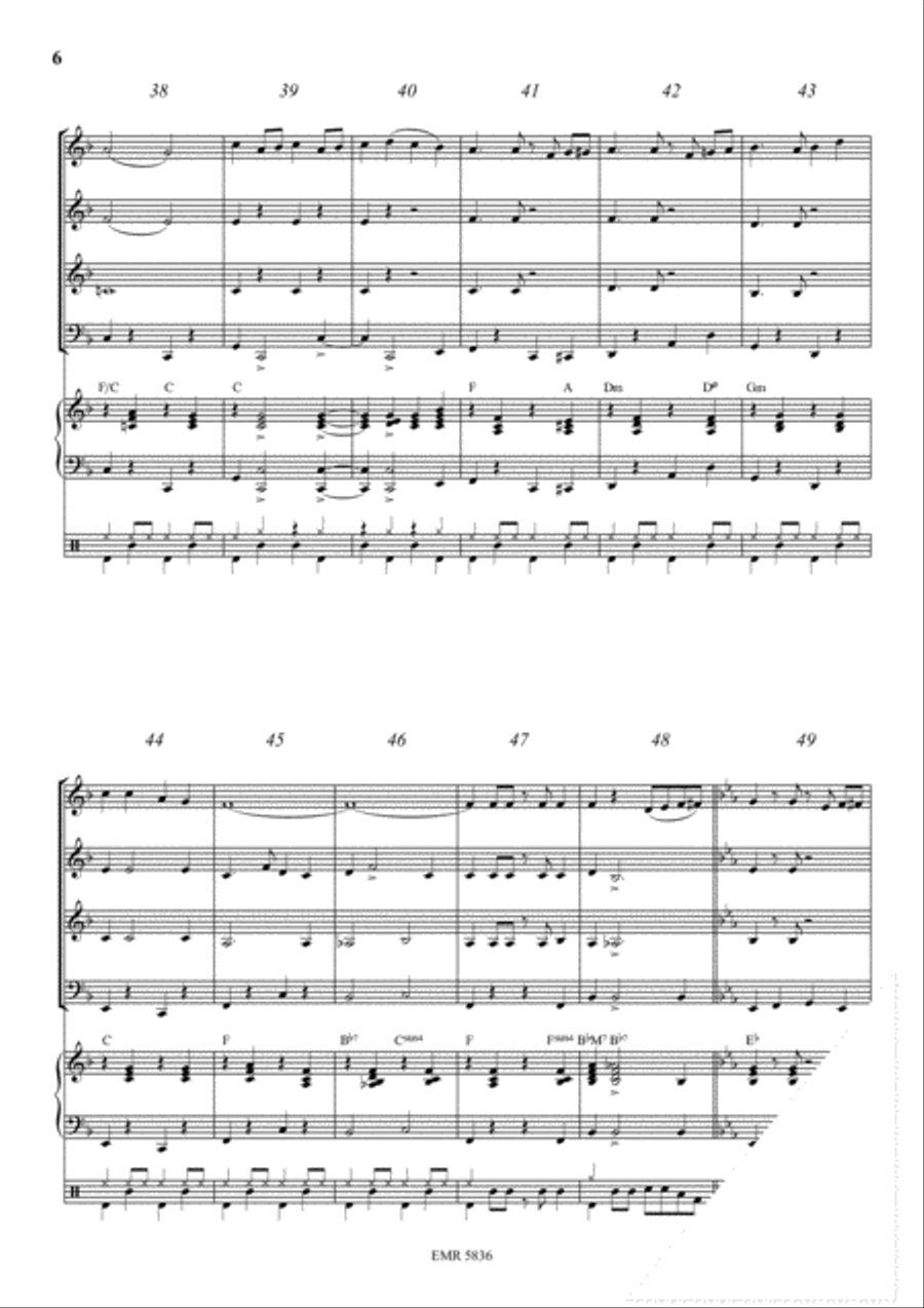 My Old Kentucky Home Concert Band scores gallery preview page 6