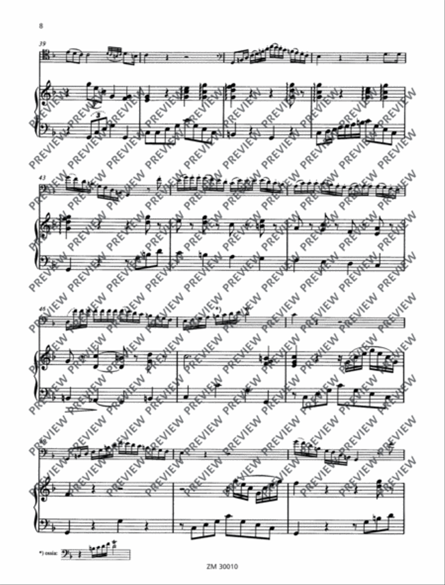 6 Sonatas Bassoon scores gallery preview page 9