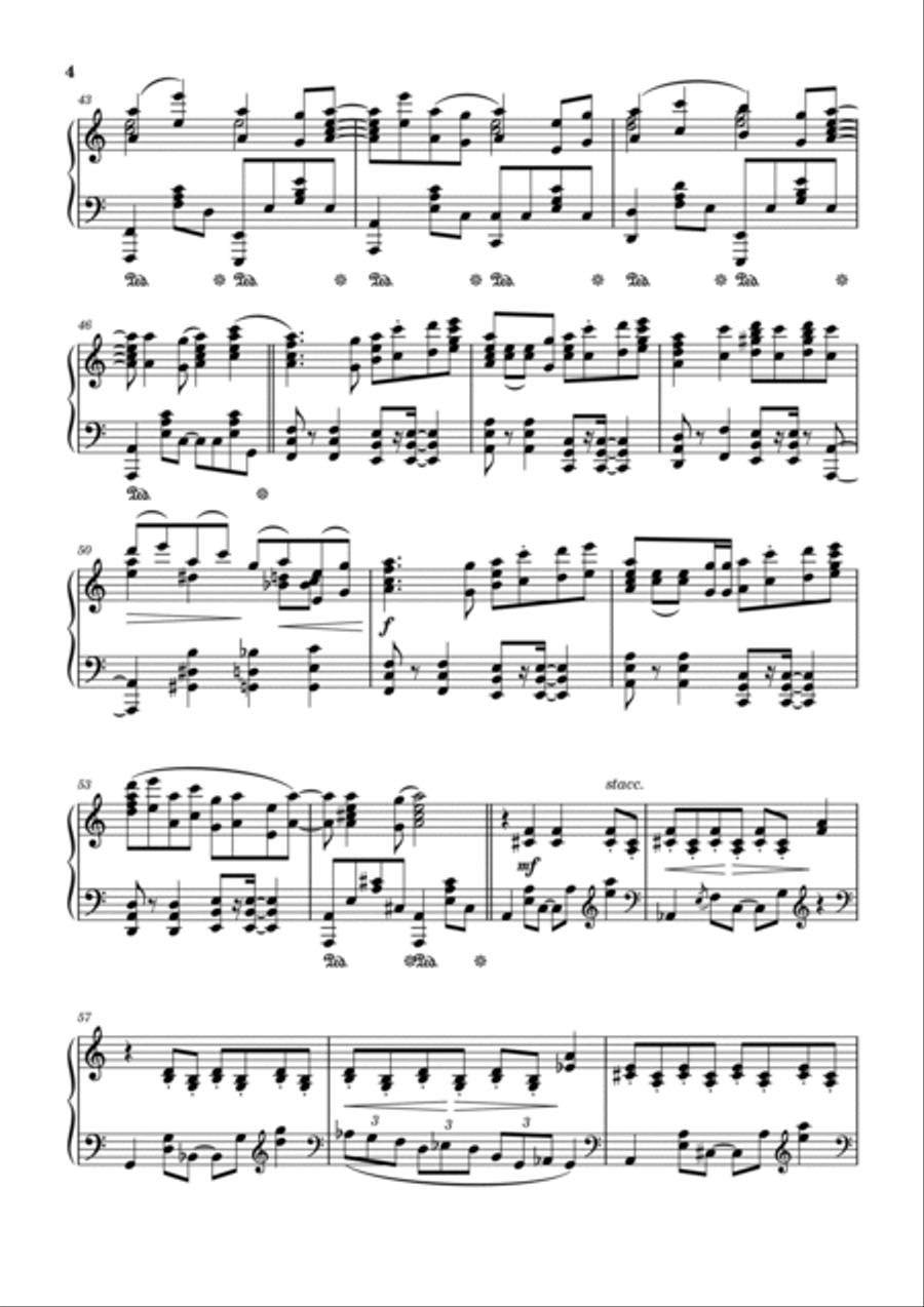 Idol Piano Solo scores gallery preview page 4