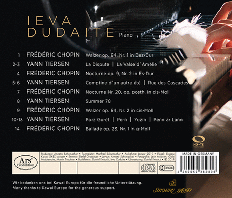 Ieva Dudaite: Tiersen Meets Chopin