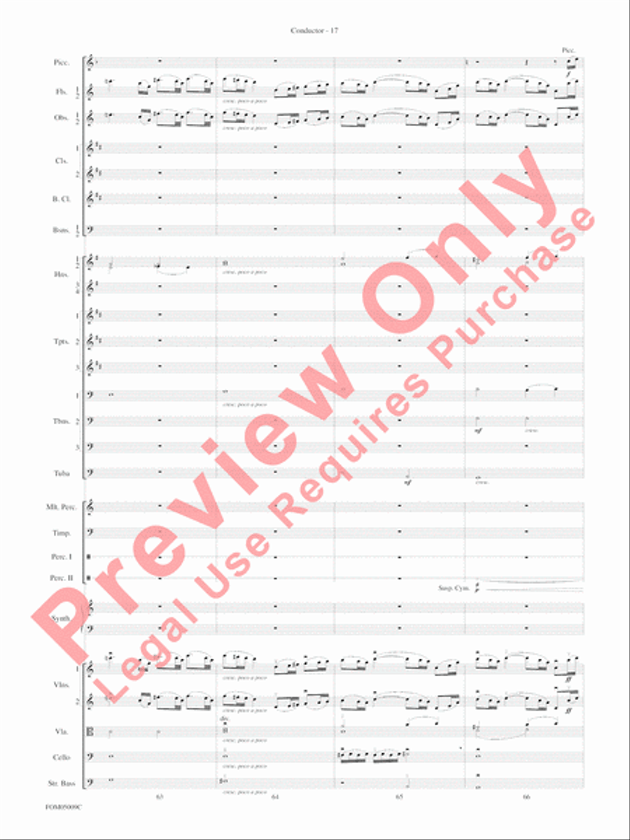 Concert Suite from Star Wars: Episode III Revenge of the Sith Full Orchestra scores gallery preview page 20