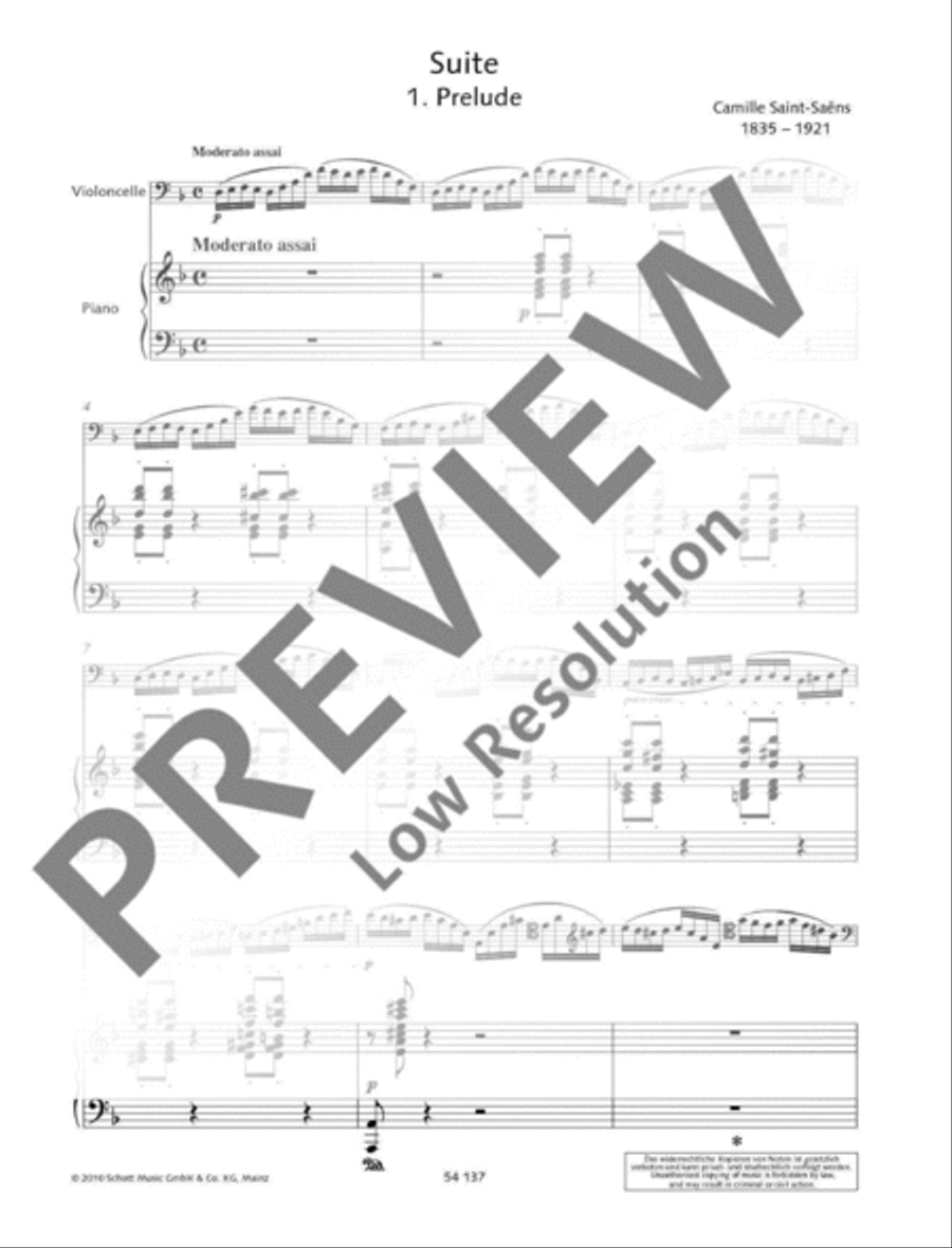 Suite D minor Piano scores gallery preview page 4