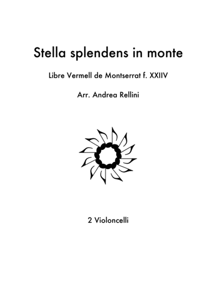 Stella splendens in monte (2 Cellos) image number null