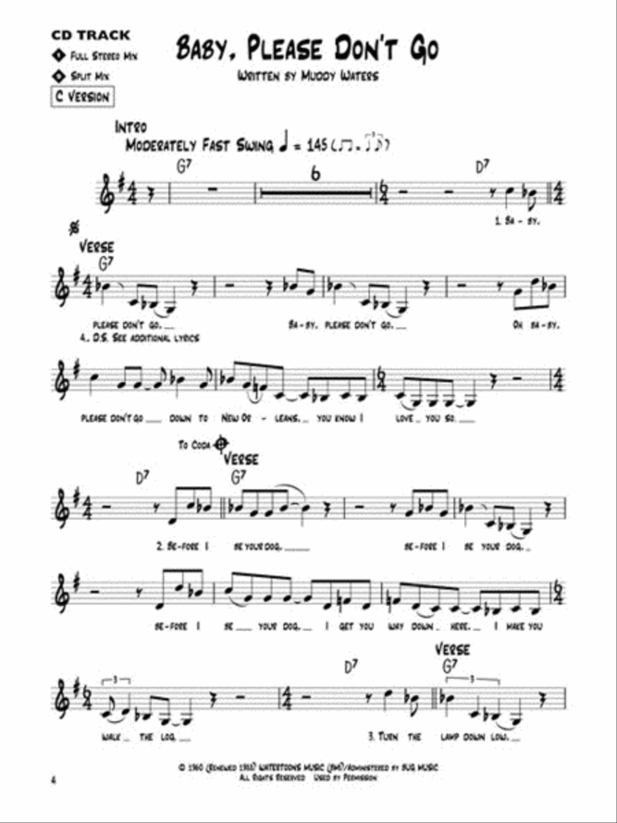 Blues Classics C Instrument scores gallery preview page 4