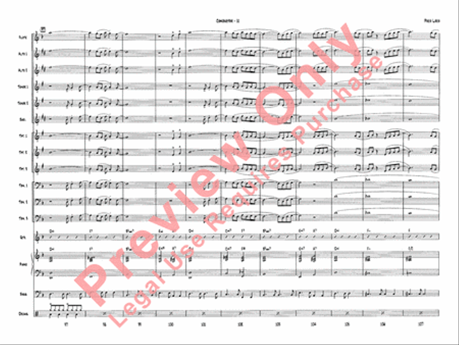Poco Loco Jazz Ensemble scores gallery preview page 14