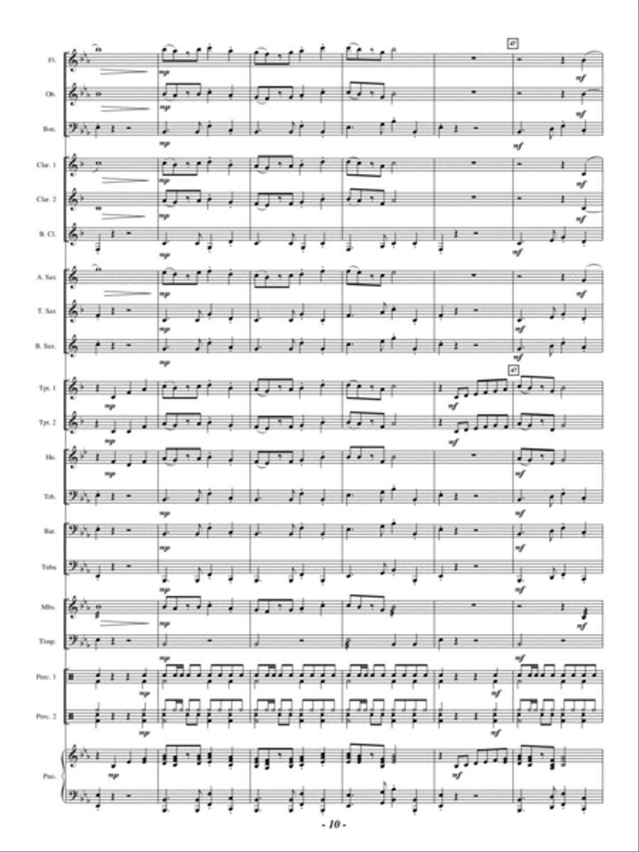 Danza Espanol Danza Espanol Concert Band scores gallery preview page 9
