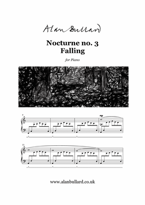 Book cover for Nocturne no. 3 - Falling (piano solo)