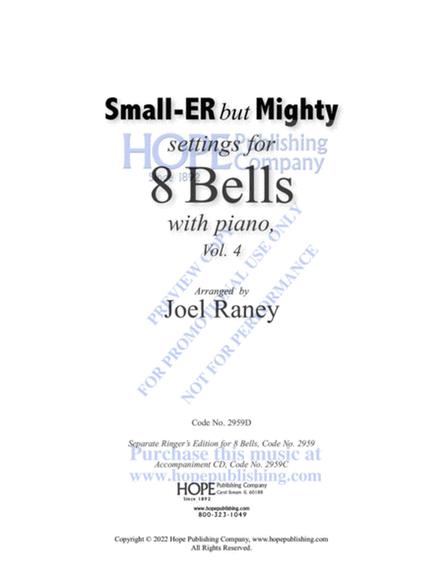 Small-ER But Mighty, Vol. 4 Full Score & Piano Part