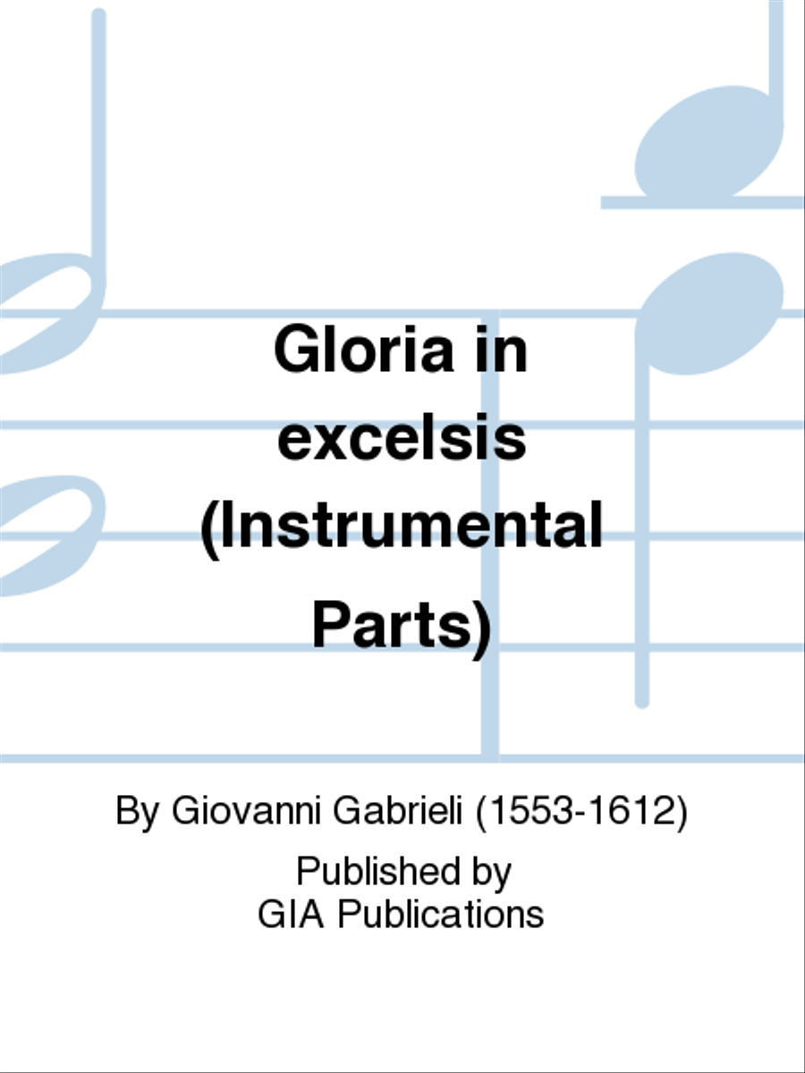 Gloria in excelsis - Instrument edition Trombone scores gallery preview page 1