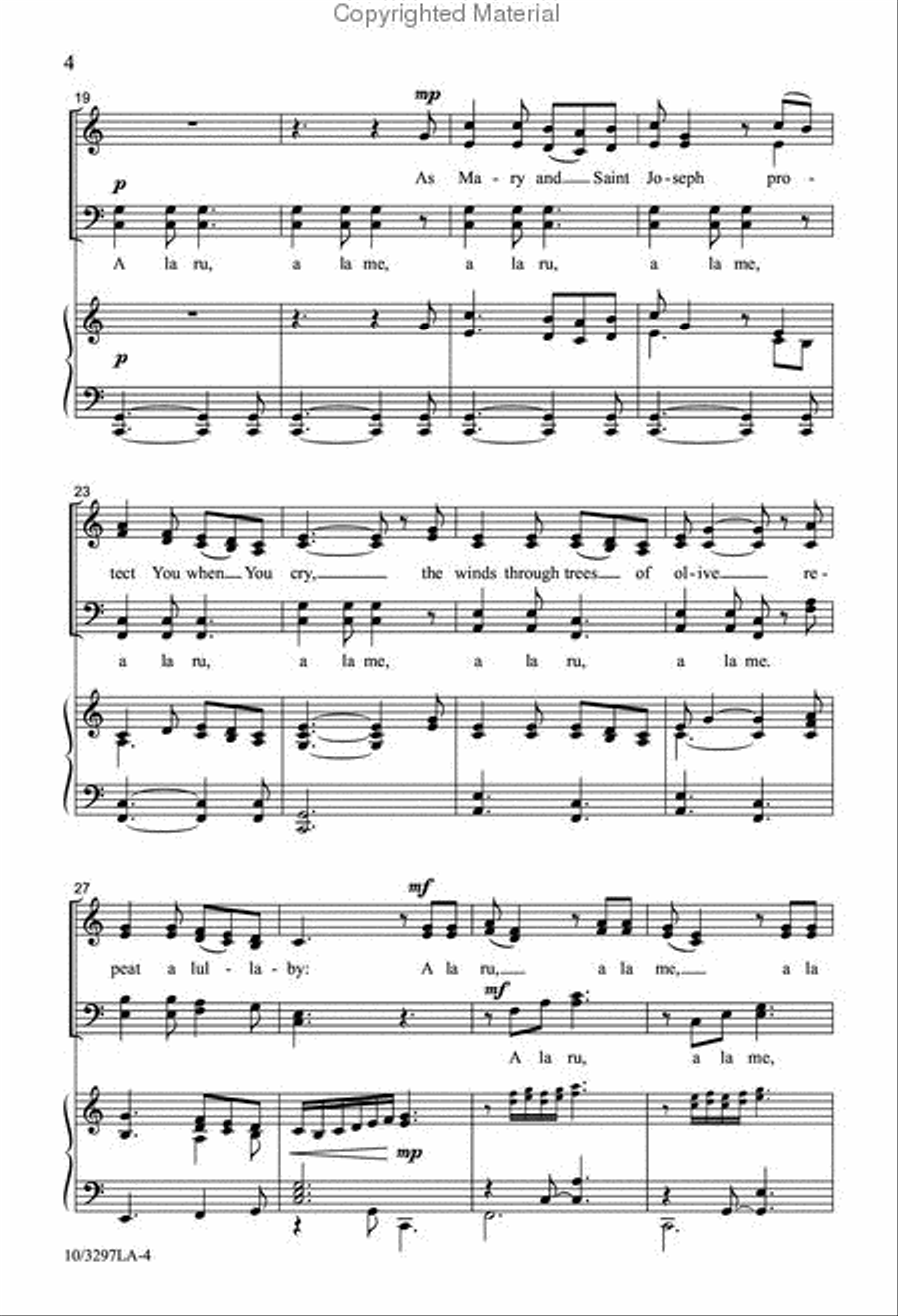 A La Ru A La Ru 4-Part scores gallery preview page 4