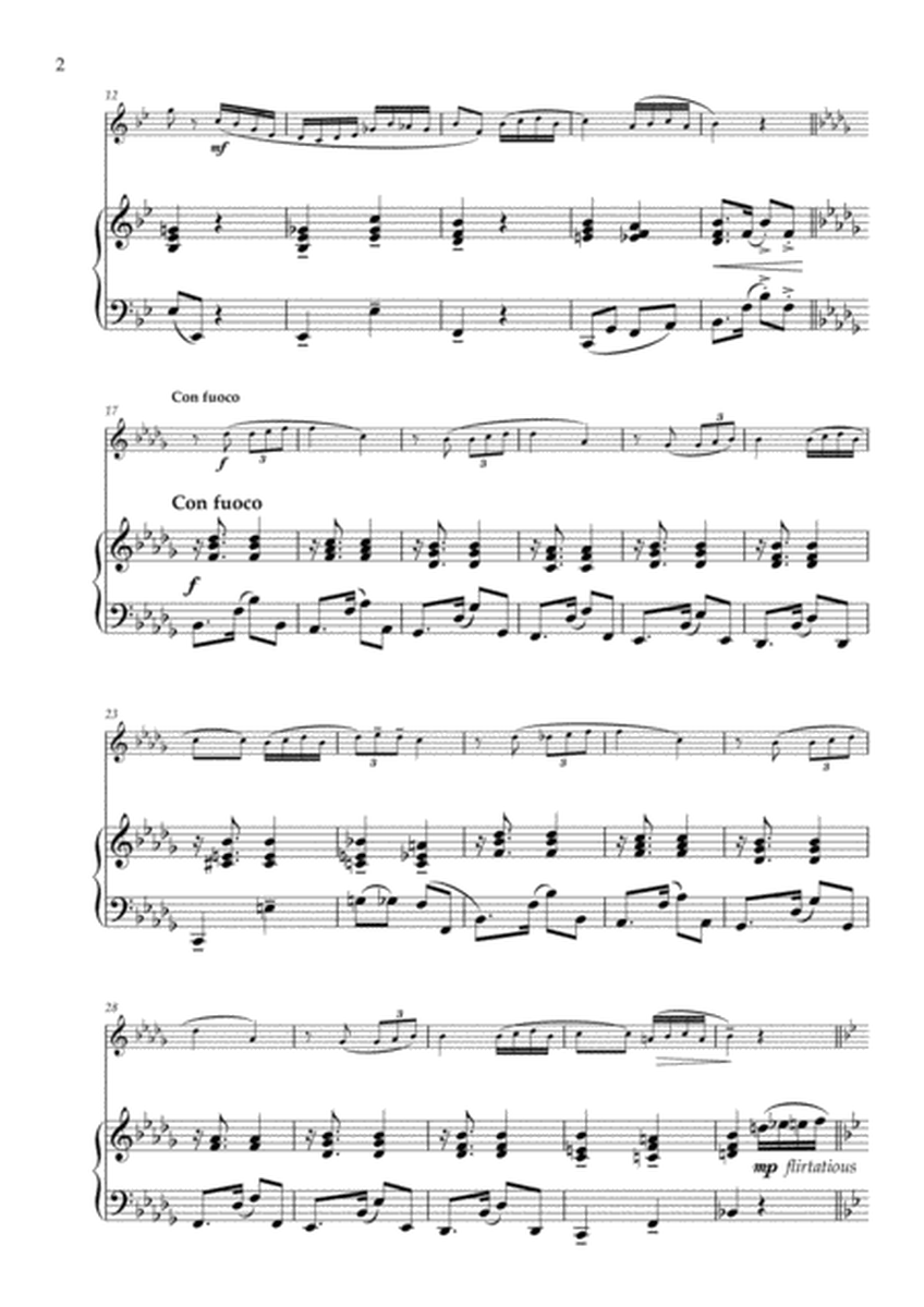 Por Una Cabeza (Tango) - Alto/Baritone Saxophone with Piano accompaniment