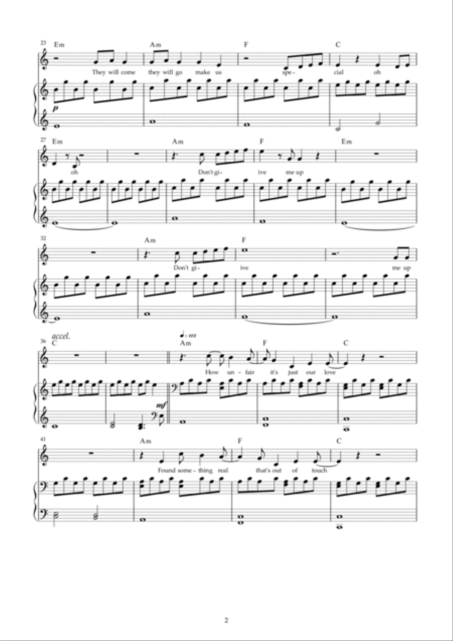Not About Angels Voice scores gallery preview page 2