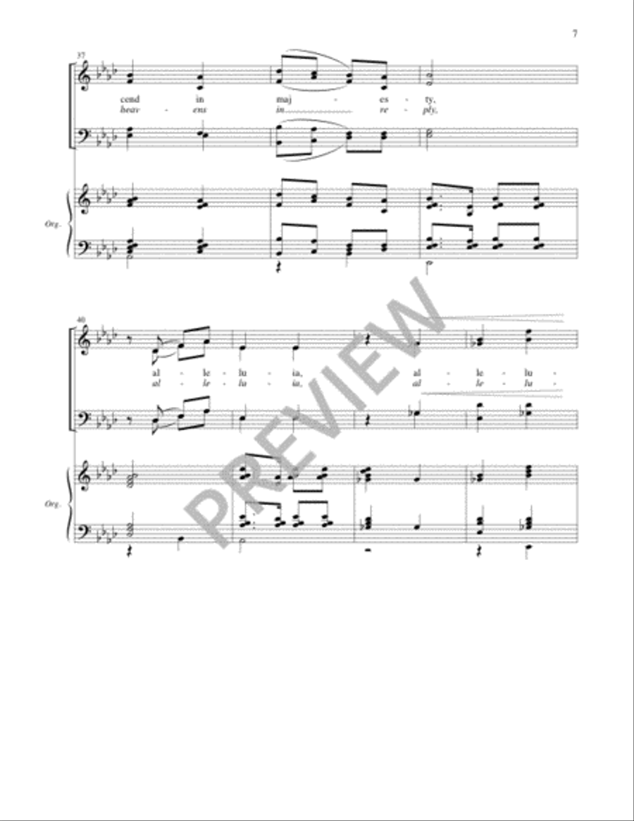 Sing We Triumphant Hymns of Praise / Jesus Is Risen! Let Us Sing! - Full Score and Parts Trombone scores gallery preview page 8