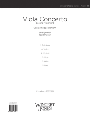 Book cover for Viola Concerto